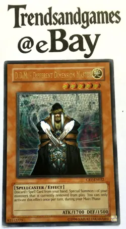 YUGIOH - D.D.M. DIFFERENT DIMENSION MASTER - CRV-EN032 - ULTIMATE RARE - EXC. - Image 1