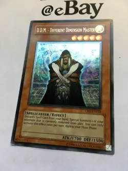 YUGIOH - D.D.M. DIFFERENT DIMENSION MASTER - CRV-EN032 - ULTIMATE RARE - EXC. - Image 3