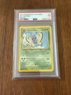 2001 Pokemon Southern Islands Butterfree #9 PSA 7 - Image 1