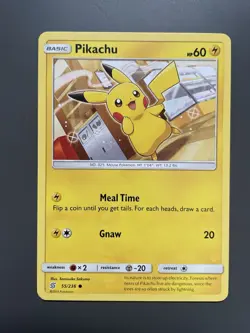 Pikachu 55/236-Unified Minds Pokemon TCG - Image 1