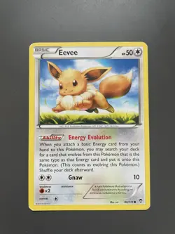 Eevee 80/111 Common Furious Fists Pokemon - Image 1