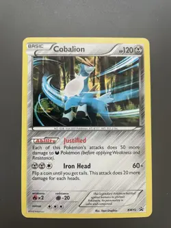 Pokemon - Cobalion BW72 - Black & White Black Star Promo - Image 1