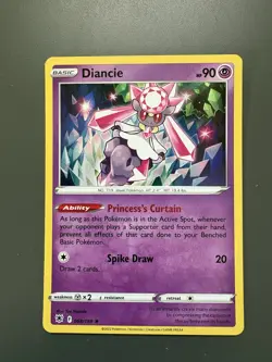 Diancie Holo Rare SWSH10: Astral Radiance 068/189 Pokemon - Image 1