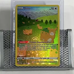 Ditto GG22/GG70 Holo Crown Zenith Galarian Gallery Pokemon Holo NM *DAMAGED* - Image 1