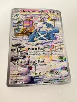 Pokemon TCG Metagross 178/162 Temporal Forces Holo Card Illustration Rare - Image 1