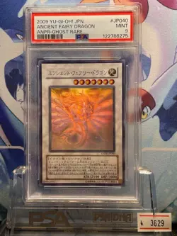 PSA9 Yu-Gi-Oh Ancient Fairy Dragon ANPR-JP040 Holo Ghost Rare Japanese YuGiOh - Image 1