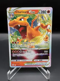 Pokemon Charizard Vstar Ultra Rare Pokemon Sword & Shield Brill Stars 18/172 NM - Image 1