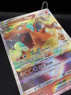 Pokemon Charizard Vstar Ultra Rare Pokemon Sword & Shield Brill Stars 18/172 NM - Image 3