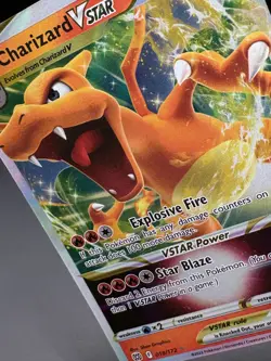 Pokemon Charizard Vstar Ultra Rare Pokemon Sword & Shield Brill Stars 18/172 NM - Image 5