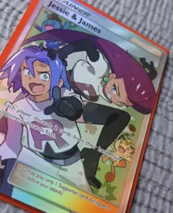 Pokemon: Hidden Fates 2019 - Jessie & James (Full Art Trainer) NM - Image 2