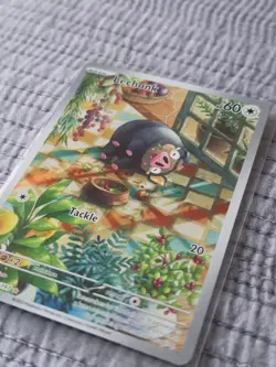 Pokemon TCG Lechonk 209/197 SV03 Obsidian Flames Illustration Rare Holo NM - Image 2