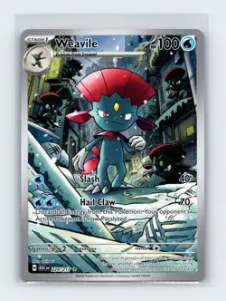 NM Weavile 228/217 Ascended Heroes Illustration Rare Pokemon Card - Image 1