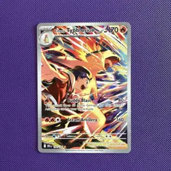 Pokemon TCG Ethans Typhlosion Card Illustration Rare, Destined Rivals 190/182 - Image 1