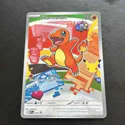 First Partner Illustration Charmander Promo Full Art Holo 038 Pokemon TCG B - Image 1