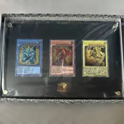 YuGiOh TCG 25th Anniversary Stainless Steel Egyptian God Cards US Customs Free - Image 1