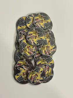 25x Pokemon World Championships Yokohama Japan 2023 Pikachu Coin resale bulk lot - Image 1