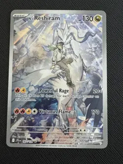 Pokemon N's Reshiram 167/159 Illustration Rare Journey Together NM - Image 1