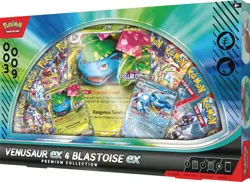 Pokemon TCG Venusaur Ex & Blastoise Ex Premium Collection Box Gamestop SEALED - Image 1