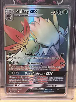 Shiftry GX - 169/168 Celestial Storm Pokemon TCG - Rainbow Secret Rare - Image 1