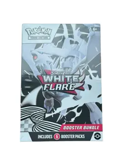 Pokemon Scarlet & Violet White Flare Booster Bundle SEALED 6 Booster Packs - Image 1
