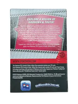 Pokemon Scarlet & Violet White Flare Booster Bundle SEALED 6 Booster Packs - Image 3