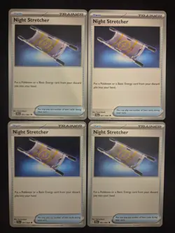 Night Stretcher x4 - SV: SFA - 061/064 - Uncommon - Pokemon TCG Playset - Image 1