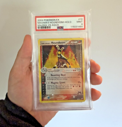 Team Magma's Houndoom 10/95 Holo Rare PSA 9 2004 Pokemon EX Magma vs Aqua - Image 3