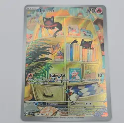 Pokemon TCG Litten 167/162 SV05 Temporal Forces IR Holo Full Art EN 70 HP - Image 5