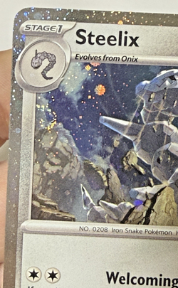 Pokemon Steelix 093/132 Cosmic Holo W/Double Swirl Mega Evolutions NM - Image 5