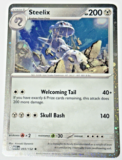 Pokemon LOT OF Steelix 093/132 Cosmic Holo CUSTOM LISTING - Image 1