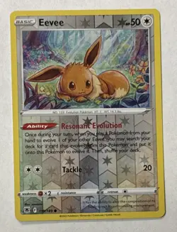 2022 Pokemon TCG Eevee 119/189 Astral Radiance Reverse Holo Ungraded - Image 1