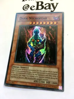 YUGIOH - DARK NECROFEAR - RP02-EN042 - SUPER RARE - NEAR MINT - RETRO PACK 02 - Image 3