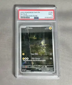 2023 Pokemon Paradox Rift Blitzle #195/182 Illustration Rare PSA 9 - Image 1