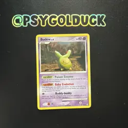 Pokemon TCG Budew Stormfront 33/100 Regular Uncommon Non Holo 2008 - LP B30 - Image 1