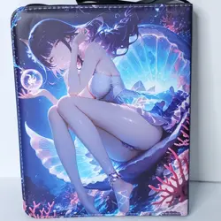 Raiden Gan Yu Card Binder 3-Ring Anime Waifu Double Sided Redemption Folder - Image 2
