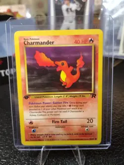 Pokemon TCG - Charmander (50/82) 1st Edition Team Rocket - Regular Rare - NM - Image 1