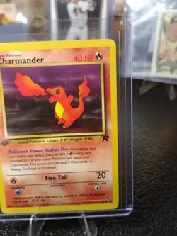 Pokemon TCG - Charmander (50/82) 1st Edition Team Rocket - Regular Rare - NM - Image 5