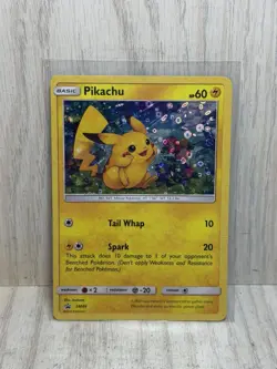 Pokemon TCG Pikachu SM86 2017 General Mills Promo Holo - Image 1