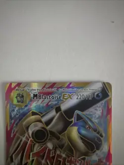 Pokemon TCG XY Evolutions M Blastoise EX Full Art Card 102/108 LP - Image 3