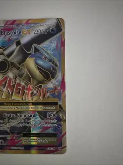 Pokemon TCG XY Evolutions M Blastoise EX Full Art Card 102/108 LP - Image 4