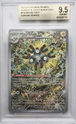 💥Magneton - 159 Sv: Scarlet & Violet Promo BGS 9.5 Pokemon Card TCG - Image 1