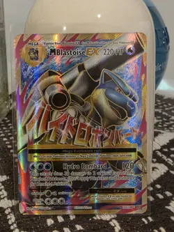 Pokemon TCG XY Evolutions M Blastoise EX Full Art Card 102/108 - Image 1