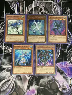 Yugioh Elemental Hero Frog Edison Deck: 2x Zero Treeborn Caius Miracle 40/10/13 - Image 1