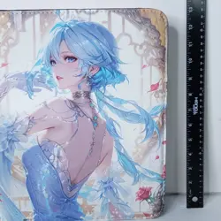 Yae Miko Furina Card Binder 3-Ring Anime Waifu Double Sided Redemption Folder - Image 3