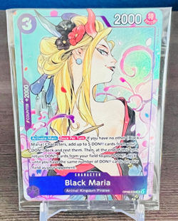 Black Maria (Illustration Box Vol.2) OP08-074 One Piece Promo #2 SEALED - NM - Image 1
