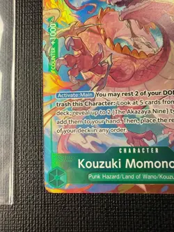 One Piece Kouzuki Momonosuke OP10-028 Alt Art/ Vol 2 premium collection - Image 4