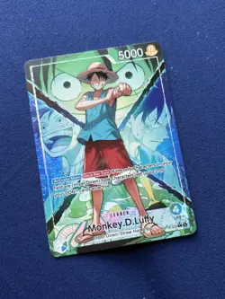 One Piece OP16-022 Monkey D Luffy Alt Art Leader OP16 THE TIME OF BATTLE - Image 2