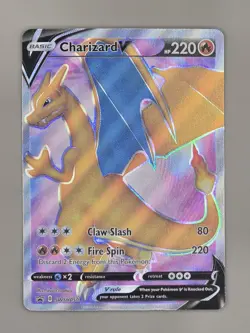 Pokemon TCG Black Star Promo - Charizard V SWSH050 card (Holo) - Image 1