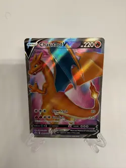 Charizard V Swsh050 GEM MINT Swsh: Sword & Shield Promo Cards Holo - Image 1