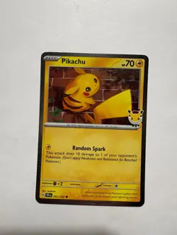 Pikachu (Pokemon Day 2026) Common Miscellaneous Cards & Products NM 051/162 - Image 1